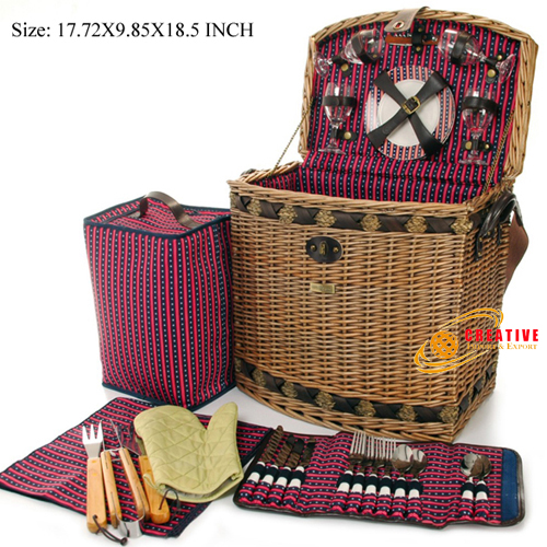 Willow Picnic Basket 4 persons
