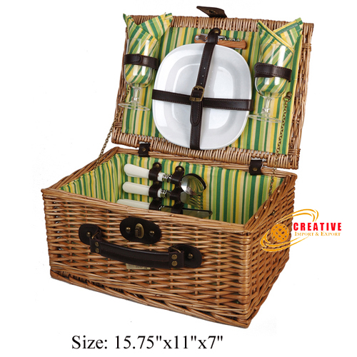 Willow Picnic Basket 2 persons
