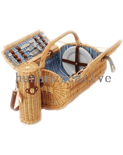 Willow Picnic basket For 2 Persons Use