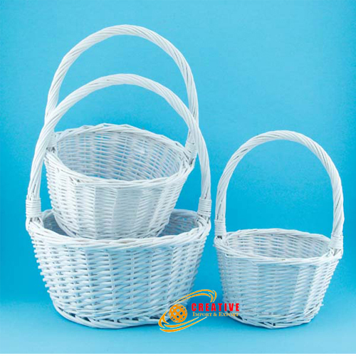 Willow handled basket