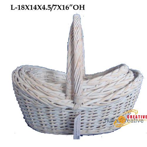 Willow handled basket