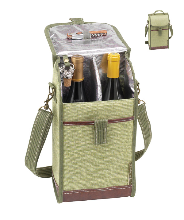 2 Bottles Cooler Cooler Bag