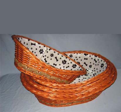 S/4 Willow Pet Basket