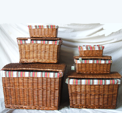 S/6 Willow Storage Chest Set