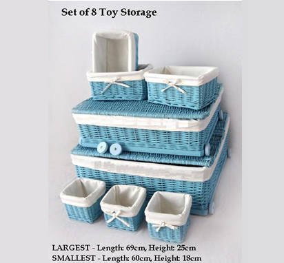 Set of 8 Storage Chest Set