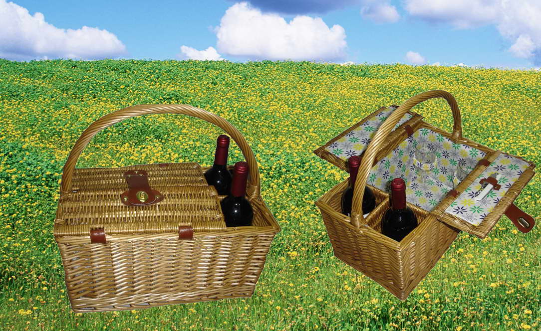 Handled Wine Basket