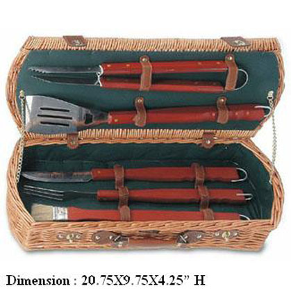 5 PCS BBQ Tool set BBQ Basket