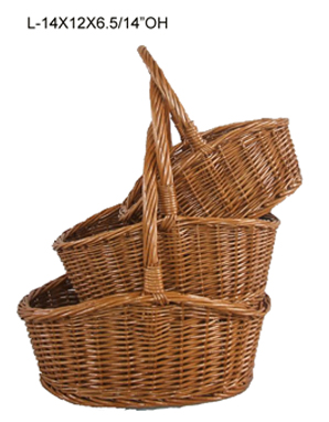 Willow handled basket