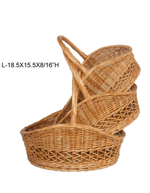 Willow handled basket