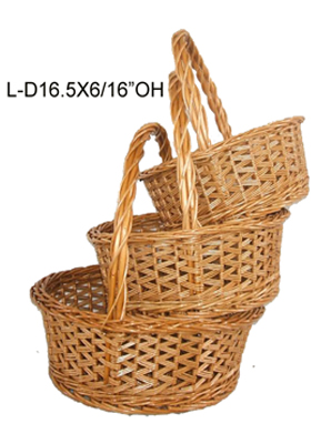 Willow handled basket