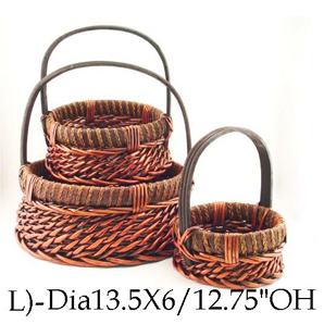 Willow handled basket