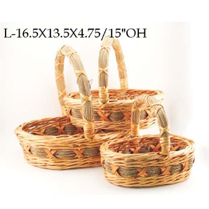 Willow handled basket