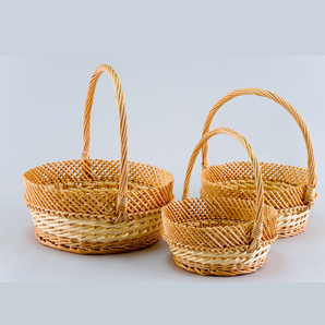 Willow handled basket