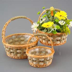 Willow handled basket