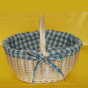 Willow handled basket