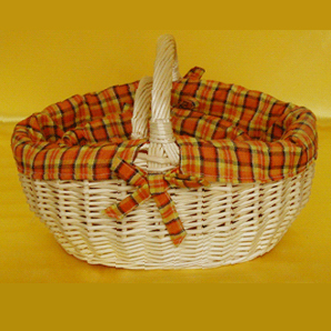 Willow handled basket