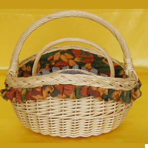 Willow handled basket